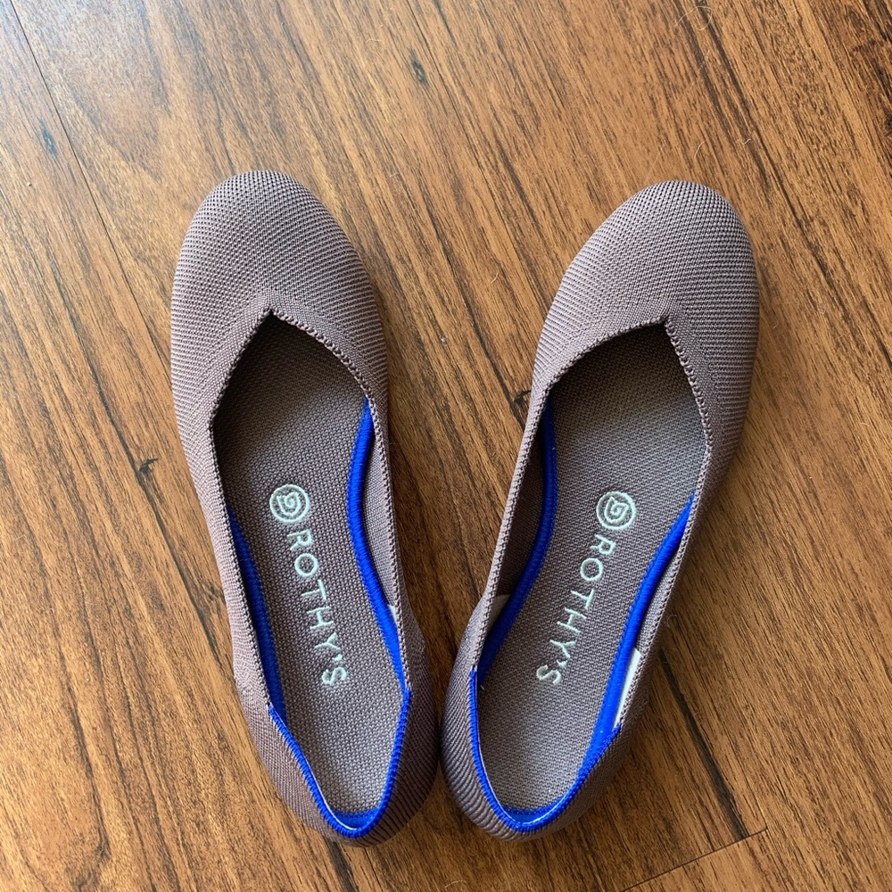 Mink Rothy’s Flat Size 8 (Retired Color)